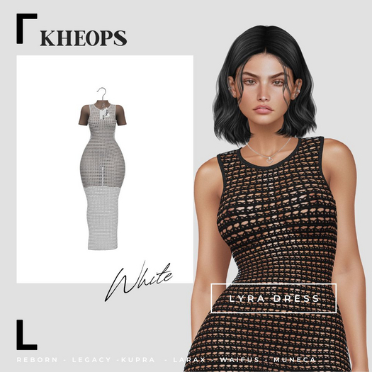 Kheops  /\ - LYRA - DRESS - White