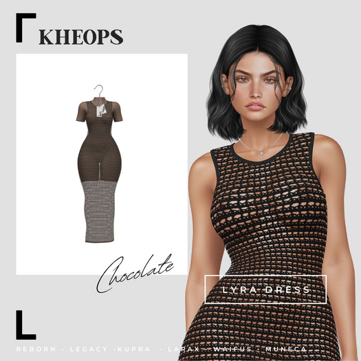 Kheops  /\ - LYRA - DRESS - Chocolate