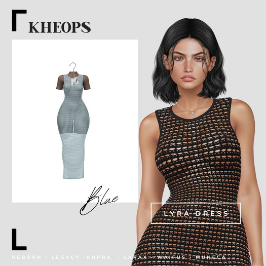Kheops  /\ - LYRA - DRESS - Blue