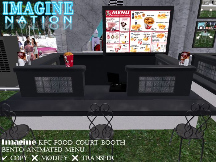 Imagine KFC Food Court Booth