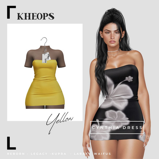 Kheops  /\ - CYNTHIA - DRESS - Yellow