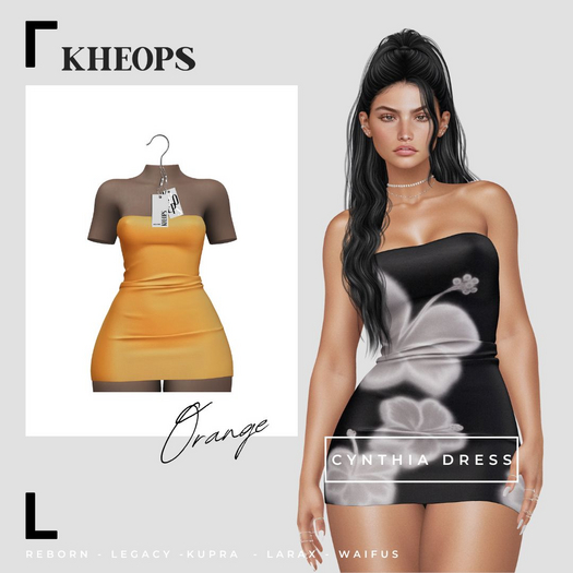 Kheops  /\ - CYNTHIA - DRESS - Orange