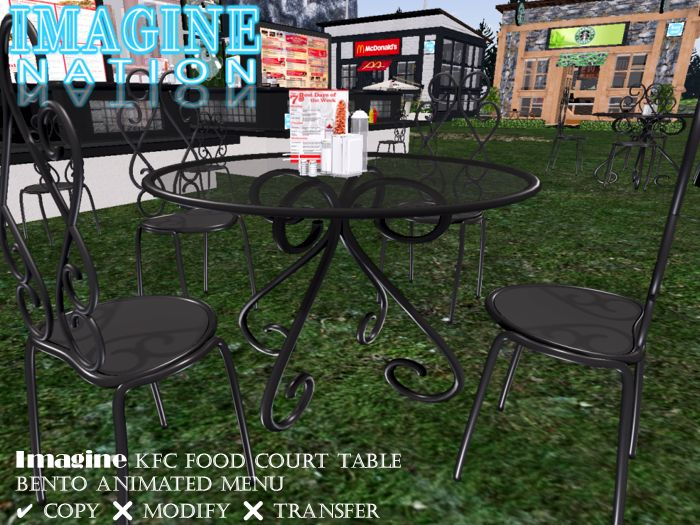 Imagine KFC Food Court Table