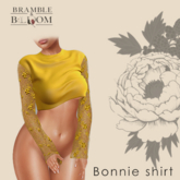 B&B: Bonnie lace shirt (amber) 