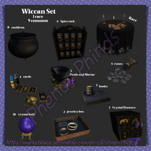 1. {CC} - Wiccan - Table - RARE