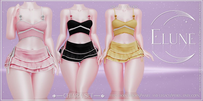 Elune. Chiara Top - Blue