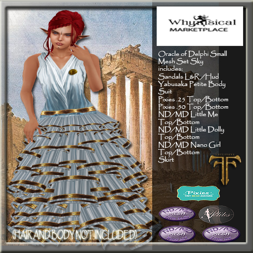 Oracle of Delphi Small Mesh Set (Sky)(BOXED)FF2025