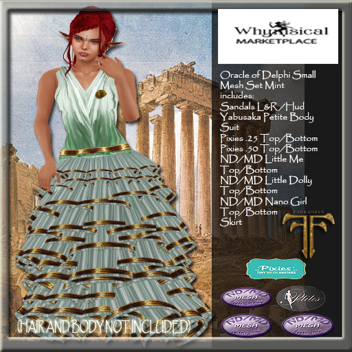 Oracle of Delphi Small Mesh Set (Mint)(BOXED)FF2025