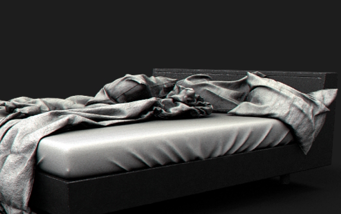 P9.  NO9799  -Bed     BLK /WHT
