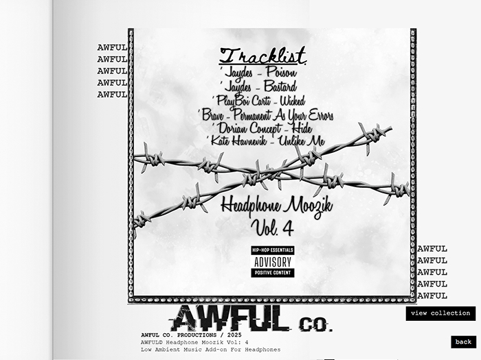 AWFUL. // Headphone Moozik Vol. 4