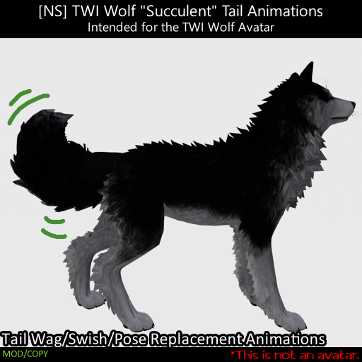 TWI Wolf Tail Animations "Succulent" Set