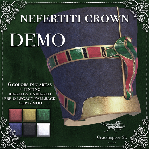 Grasshopper St Nefertiti Crown DEMO