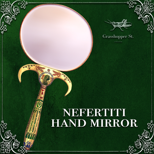 Grasshopper St Nefertiti Hand Mirror