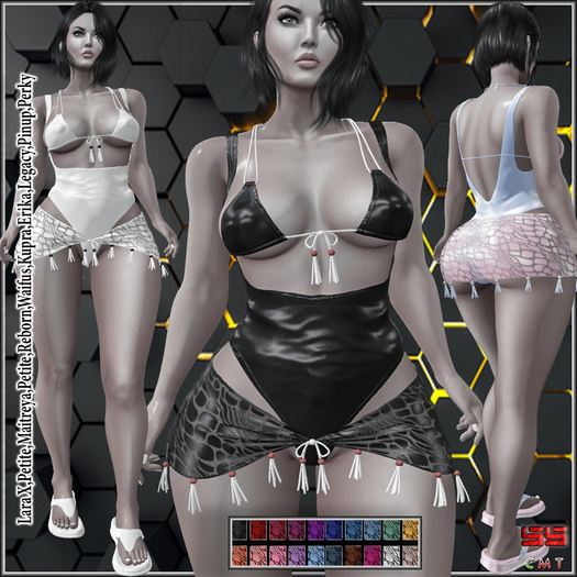 [SS] Celine Outfit Pack DEMO [ 11 mesh size ]