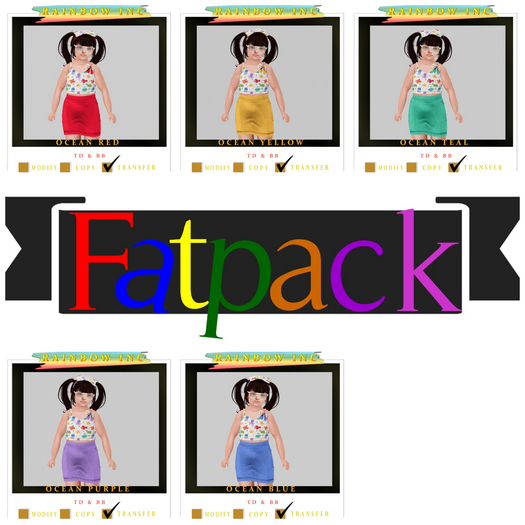 Rainbow Inc Ocean Outfit Fatpack (Boxed)