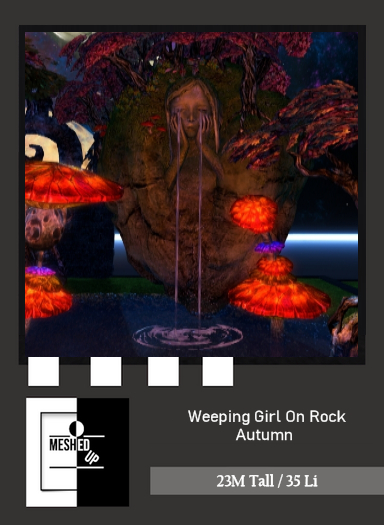 MeshedUp: Weeping Girl On Rock Autumn - Add Me