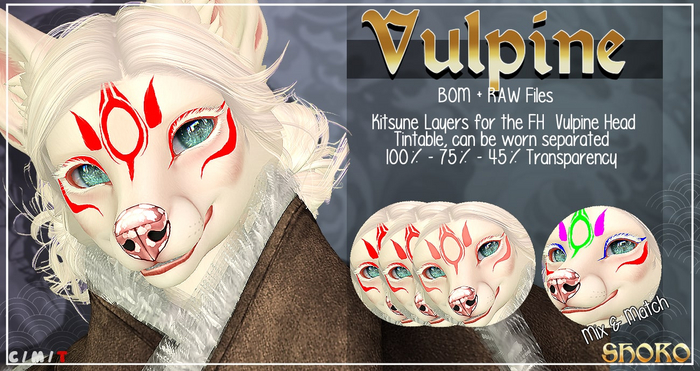 {Shoko} FH Vulpine // Kitsune Markings #1