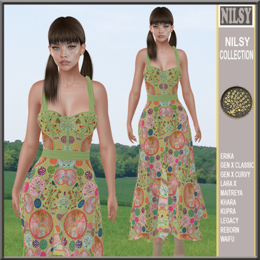 SPRING PRINTED DRESS