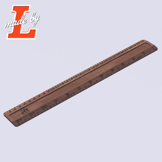 MadeByL - Wooden Ruler