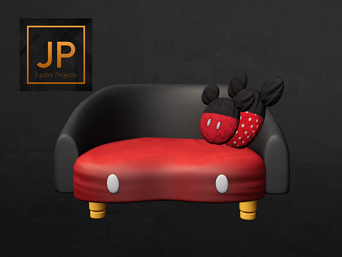 01 ::InkMe:: Enchanted corner living room RARE (Mouse sofa)