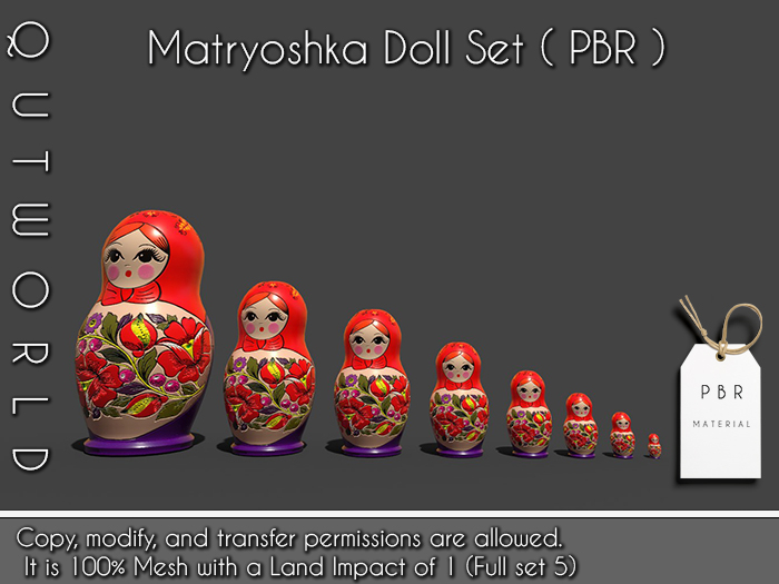 .::QUTWORLDT Matryoshka Doll Set::.FP