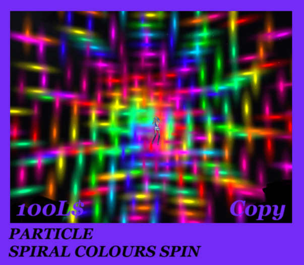 PARTICLE SPIRAL COLOURS SPIN
