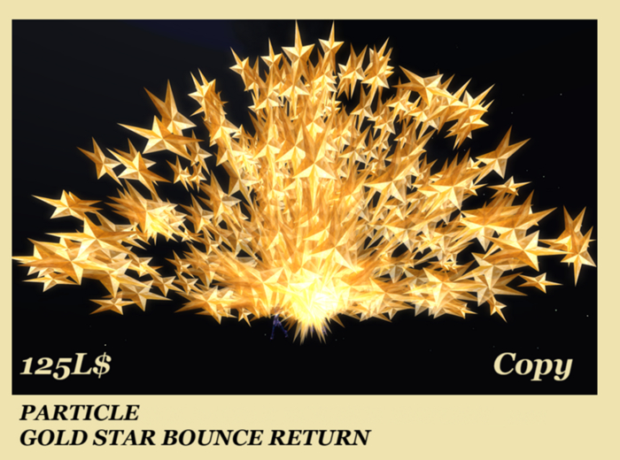 PARTICLE GOLD STAR BOUNCE RETURN