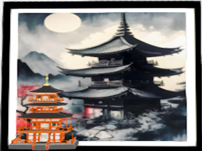 CH:TEMPLE MINIATURE FRAME BOX