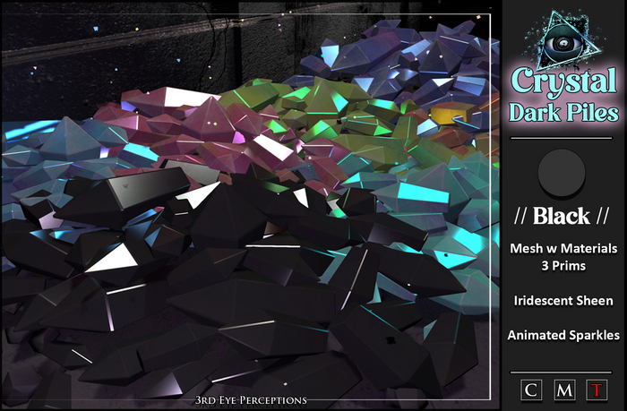 Crystal Pile ( Black )