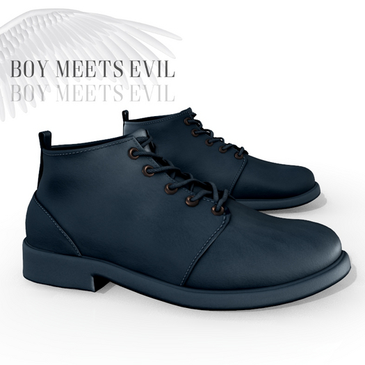Navy Mens Ankle Boots Legacy