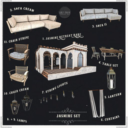 Scarlet Creative Jasmine Ceiling String Lights MT Boxed