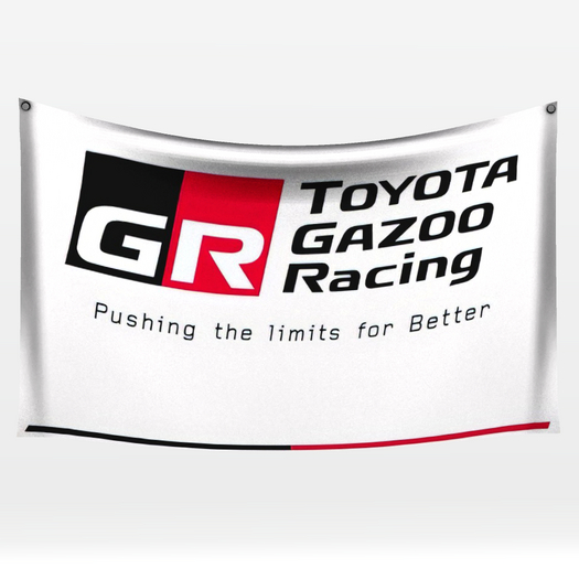Toyota Gazoo Racing Garage Wall Flag
