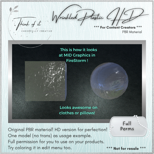 {ToI} Material - Wrinkled Plastic HD - Full Perms