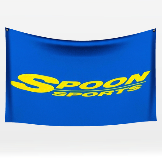 Spoon Sports Garage Wall Flag