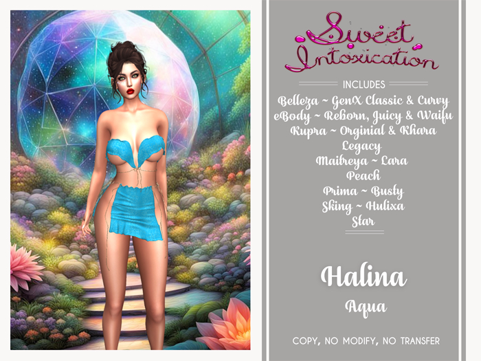 ::Sweet Intoxication:: Halina Dress - Aqua