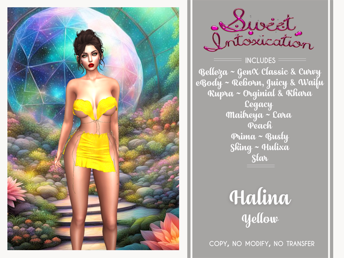 ::Sweet Intoxication:: Halina Dress - Yellow