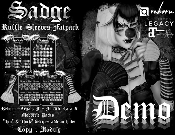 Sadge Ruffle Sleeves DEMO