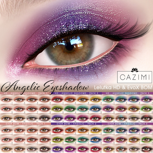 :CAZIMI: Angelic Eyeshadow - Megapack