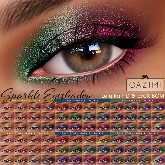 :CAZIMI: Sparkle Eyeshadow - Megapack