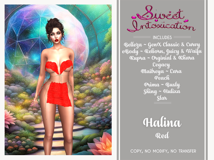 ::Sweet Intoxication:: Halina Dress - Red
