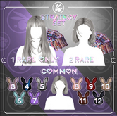 5.Hyewon Hair [white/black] - Strategy Set - Usagi Society - RESIZABLE