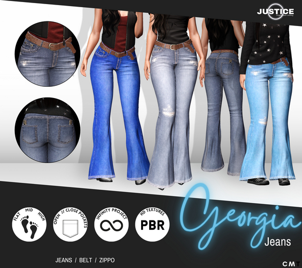[JUSTICE] GEORGIA JEANS - FATPACK