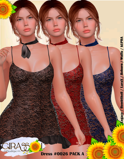 [Girassol] Dress #0026 Pack A