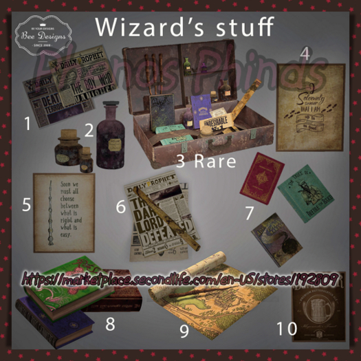 02 Bee Designs Wizard's stuff