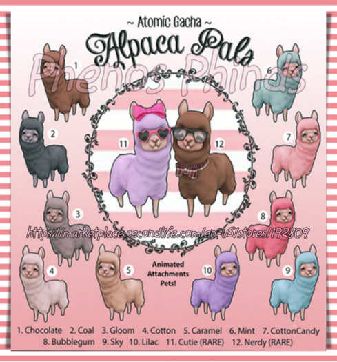 .Atomic. {Gacha} Alpaca Pal - Sky RETIRED GACHA