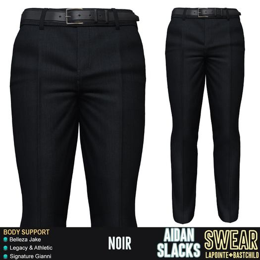 Slacks - Aidan - NOIR