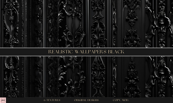 JLD - Realistic Wallpapers Textures Black