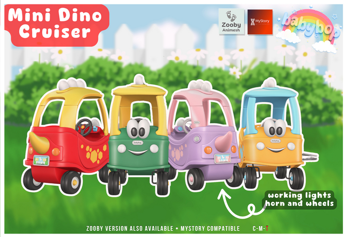.:bb:. Mini Dino Cruiser - FATPACK -ZOOBY(MYSTORY)