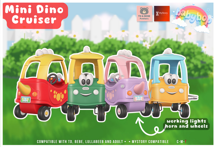 .:bb:. Mini Dino Cruiser - FATPACK - TD/BEBE(MYSTORY) 