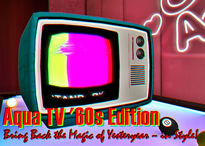 Retro Televisor V (Color Aqua) Ice Full CRT